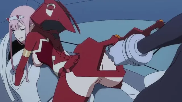 Zero Two Code 002  monster girl nude naked big ass big butt  